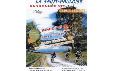 RANDO VTT 16 OCTOBRE